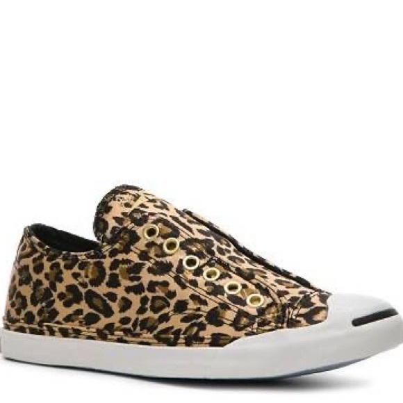 Jack Purcell Converse- Leopard print size 7 - Picture 6 of 6